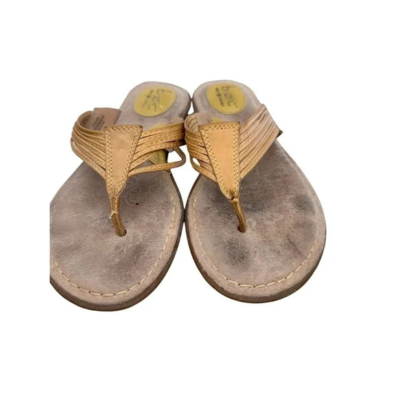 B O C Born Concepts Women's Alina Sunshine Yellow Slip On Thong Sandals Size 8 - Picture 4 of 5